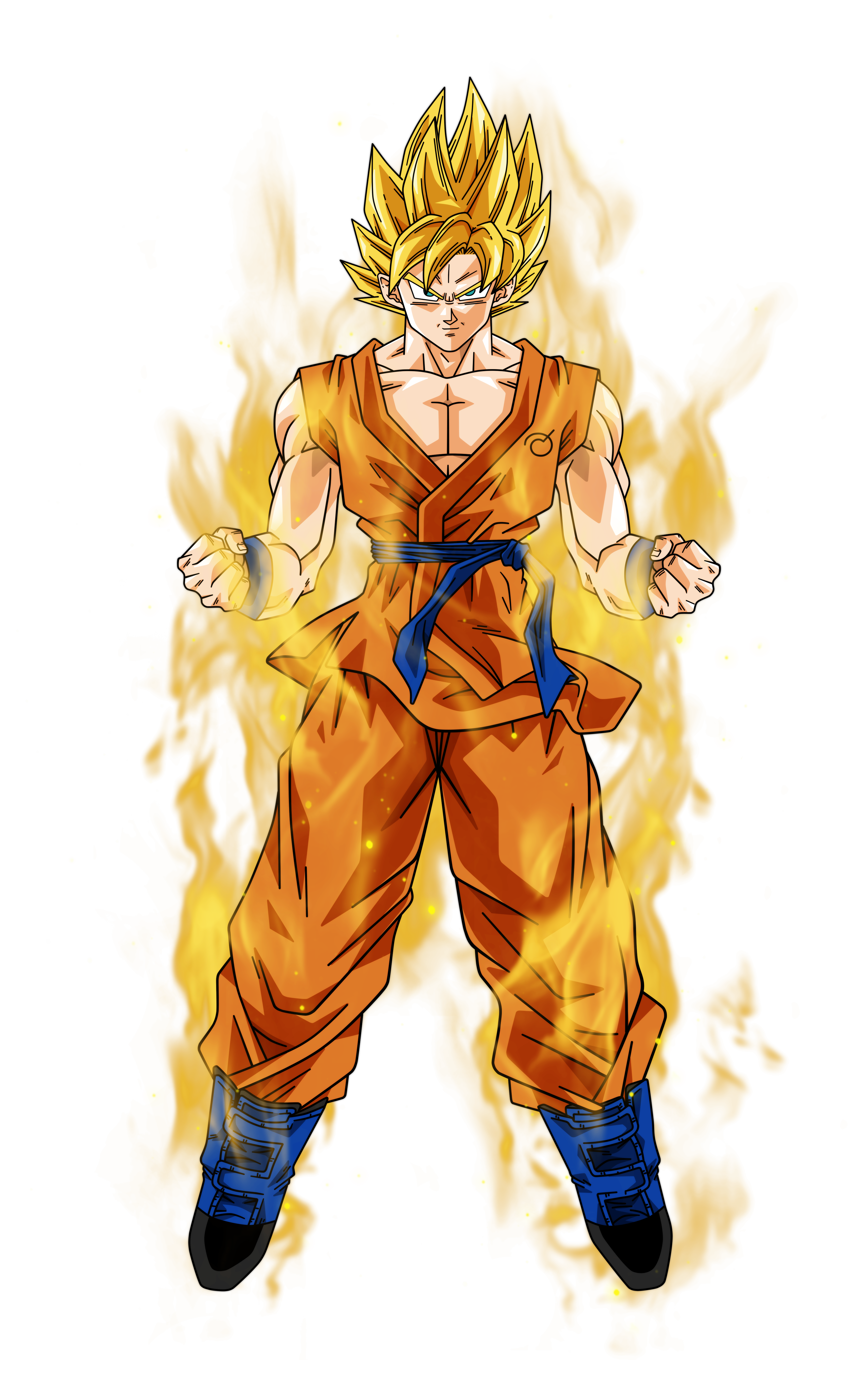 Goku Super Saiyan Aura By Bardocksonic On Deviantart