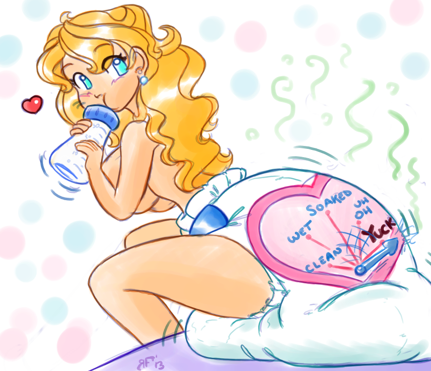 deviantart diaper girls Anime messy