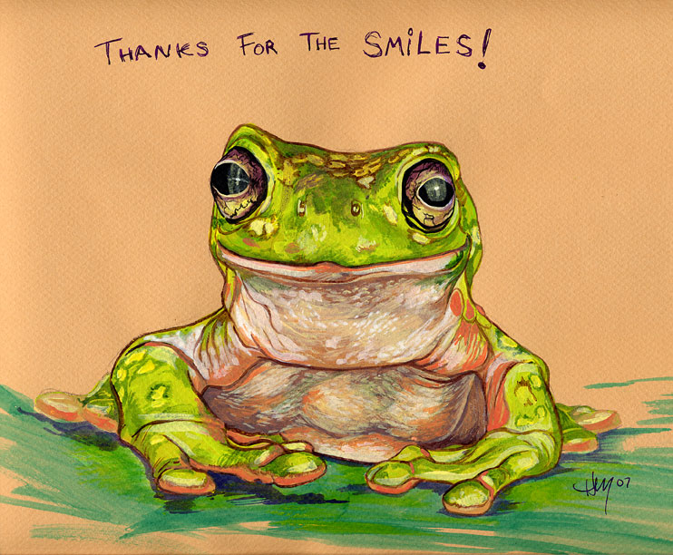 Smiley Frog by Novawuff on DeviantArt