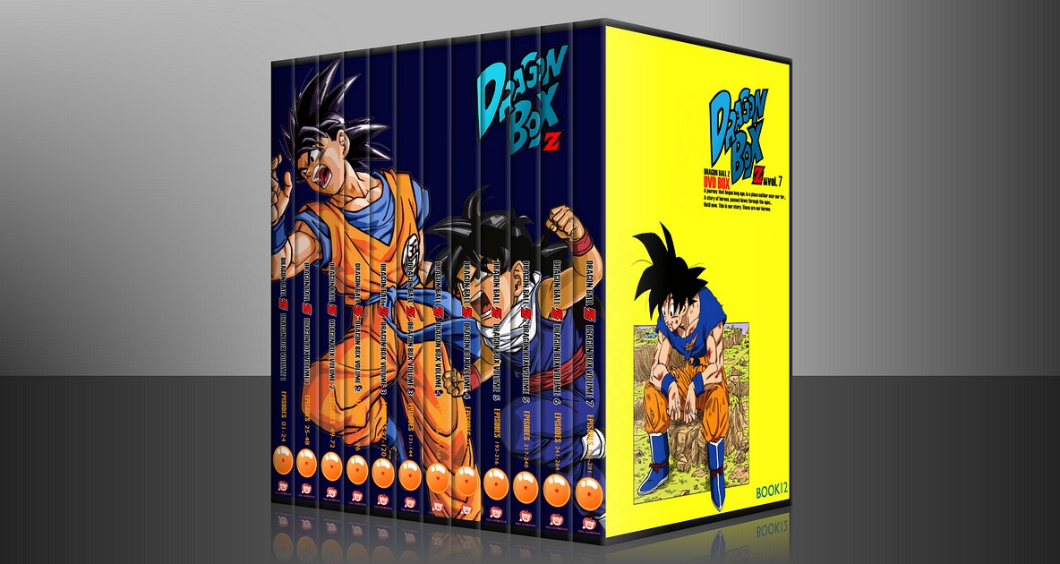 Dragon Ball Z - Dragon Box DVD set custom covers by SylentEcho88 on