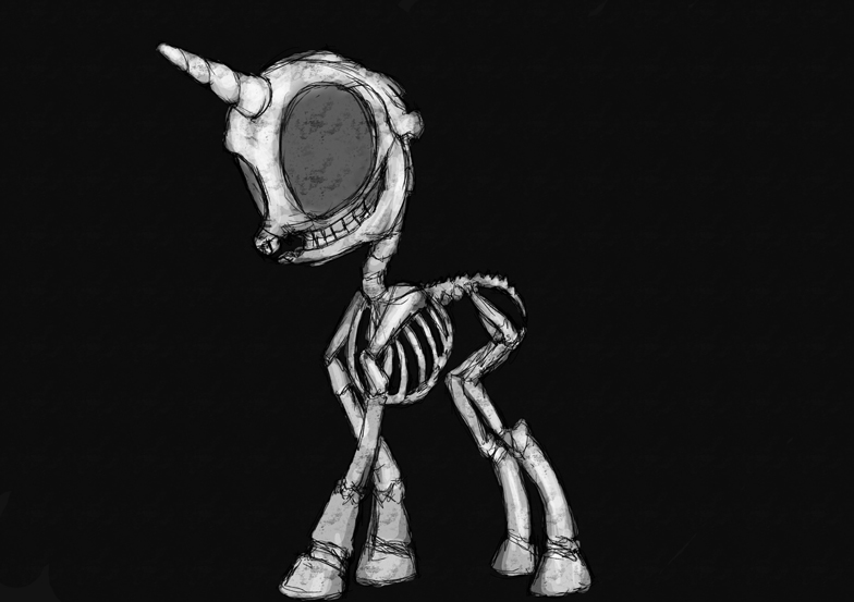 Unicorn Skeleton by SpyroConspirator on DeviantArt