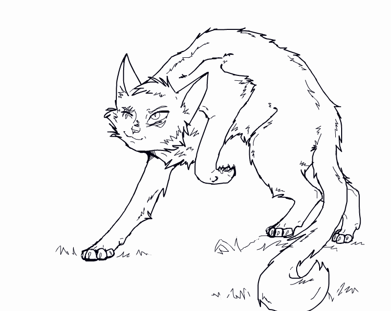 warrior cats coloring pages love - photo #21