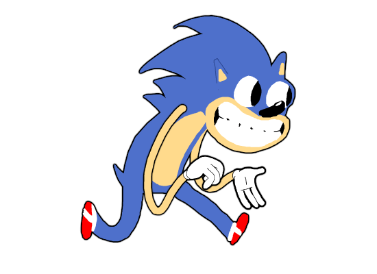 Dumb Running Sonic (Animated Gif) by Space-Walk on DeviantArt