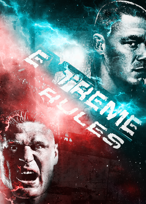 NEW WWE Extreme Rules 2012 POSTAR by hohogfx