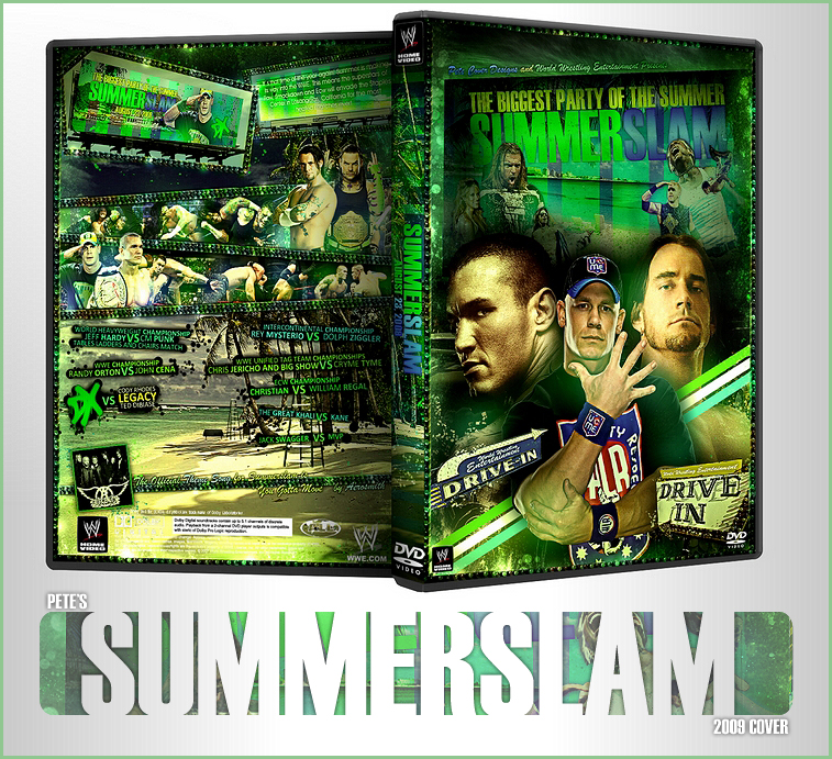 Summerslam 2009 DVD Cover by peterdigiacomo