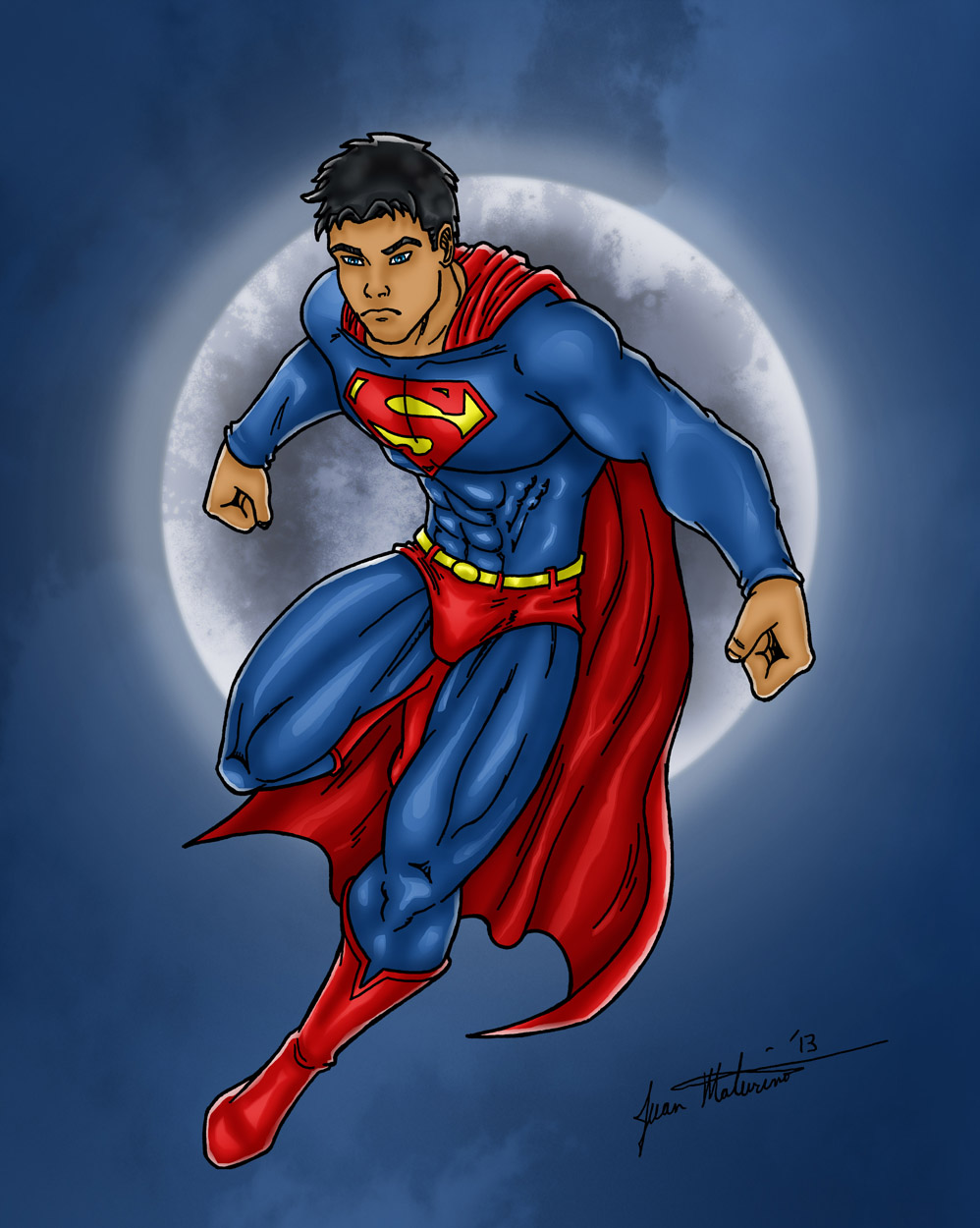 Wallpaper Gambar Kartun Superman Terbang Keren Iniwallpaperkami