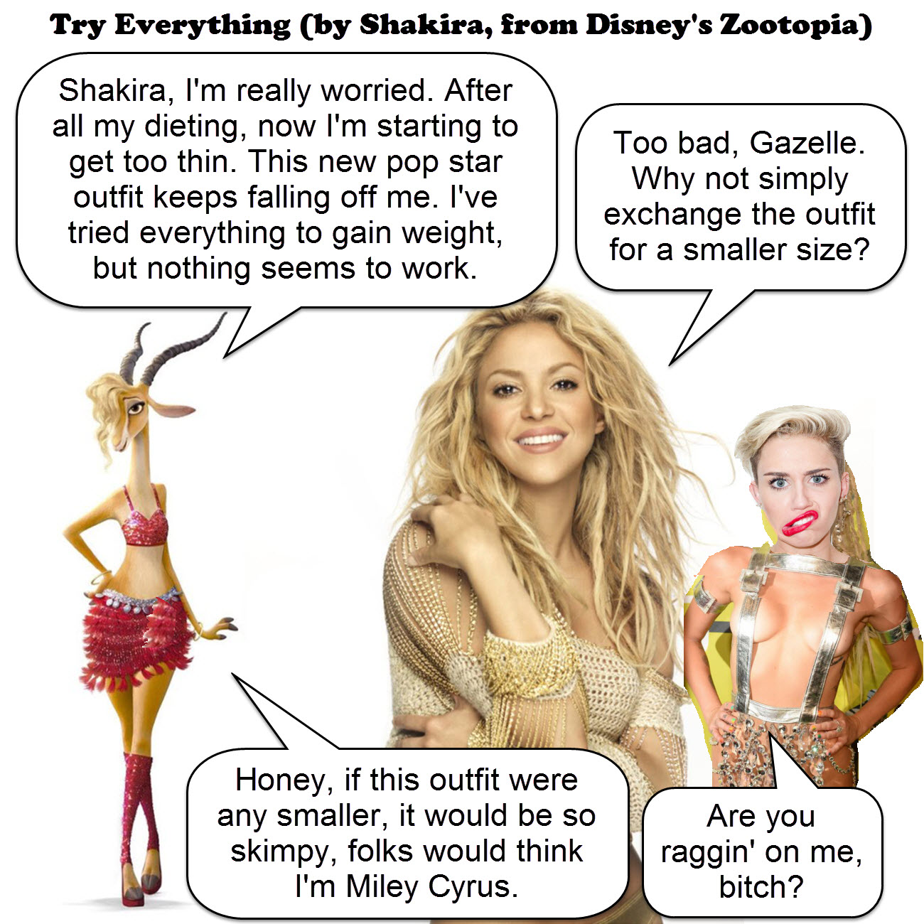 try everything - shakira-song-from-zootopia - JOKE by dgoldish on DeviantArt1300 x 1300