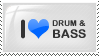 Drum 'n Bass stamp by capitaljay
