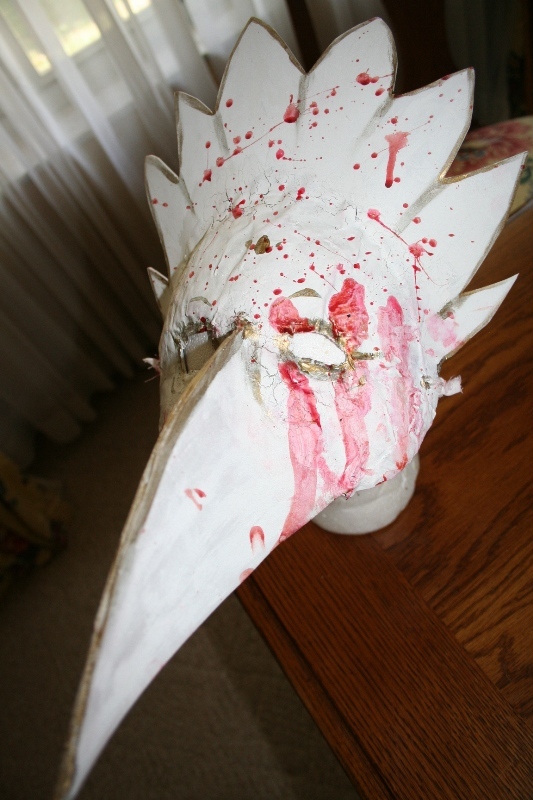 How do you make a bird mask?