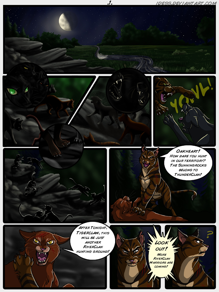 Warriors Intro Comic Page 1 by Idess on DeviantArt