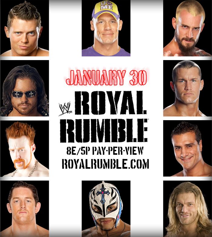 WWE Royal Rumble 2011 Poster by DecadeofSmackdownV2