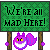 'We're all mad here' Emote Sign