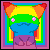Rainbow Cat Lick Icon