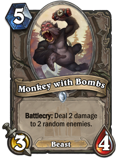 Monkey with Bombs by MarioKonga