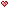 Small Pixel Heart - Red