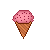 Rasberry Ice Cream Drip