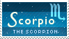 Scorpio Stamp by mylastel