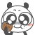 The Panda Eating a Cookie