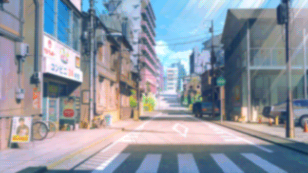 Tokyo street animation by arsenixc