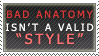 Bad Anatomy and Style Stamp by Spikytastic