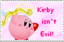 Stamp - Kirby Isn't Evil by MoonWarriorAutumn