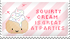 Squirty Cream Stamp by Kezzi-Rose