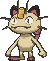 Shiny Meowth by MidnightsShinies