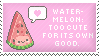 Watermelon Stamp by Kezzi-Rose