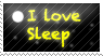 i love sleep stamp by ohhperttylights