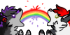 Puke-Rainbows-commission---DeadOnContact by Jazzikorn