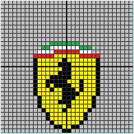 Pixel Art Ferrari