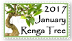 2017 January Renga Tree Stamp by saiun