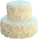 White roses cake 2 150px by EXOstock