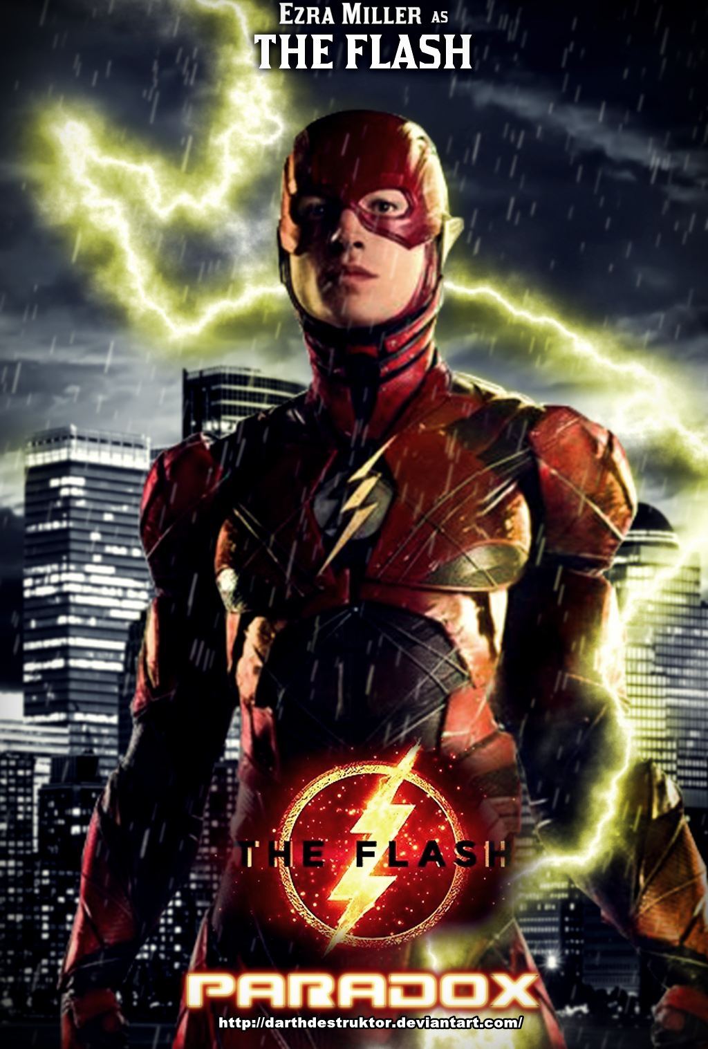 The Flash movie poster - Flash version by DarthDestruktor ...