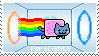 Nyan cat in portals by DS-DNA